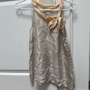 EUC Jcrew 100% Silk top size 2